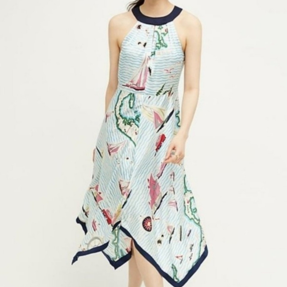 Anthropologie Eva Franco Cartographer Dress